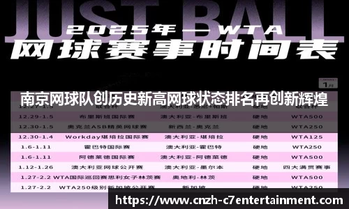 南京网球队创历史新高网球状态排名再创新辉煌